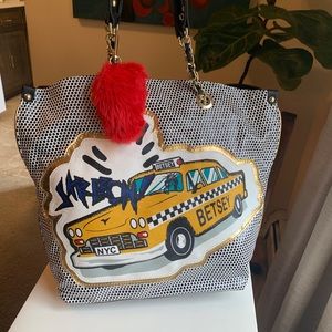 Betsey Johnson Skreech Taxi Tote
